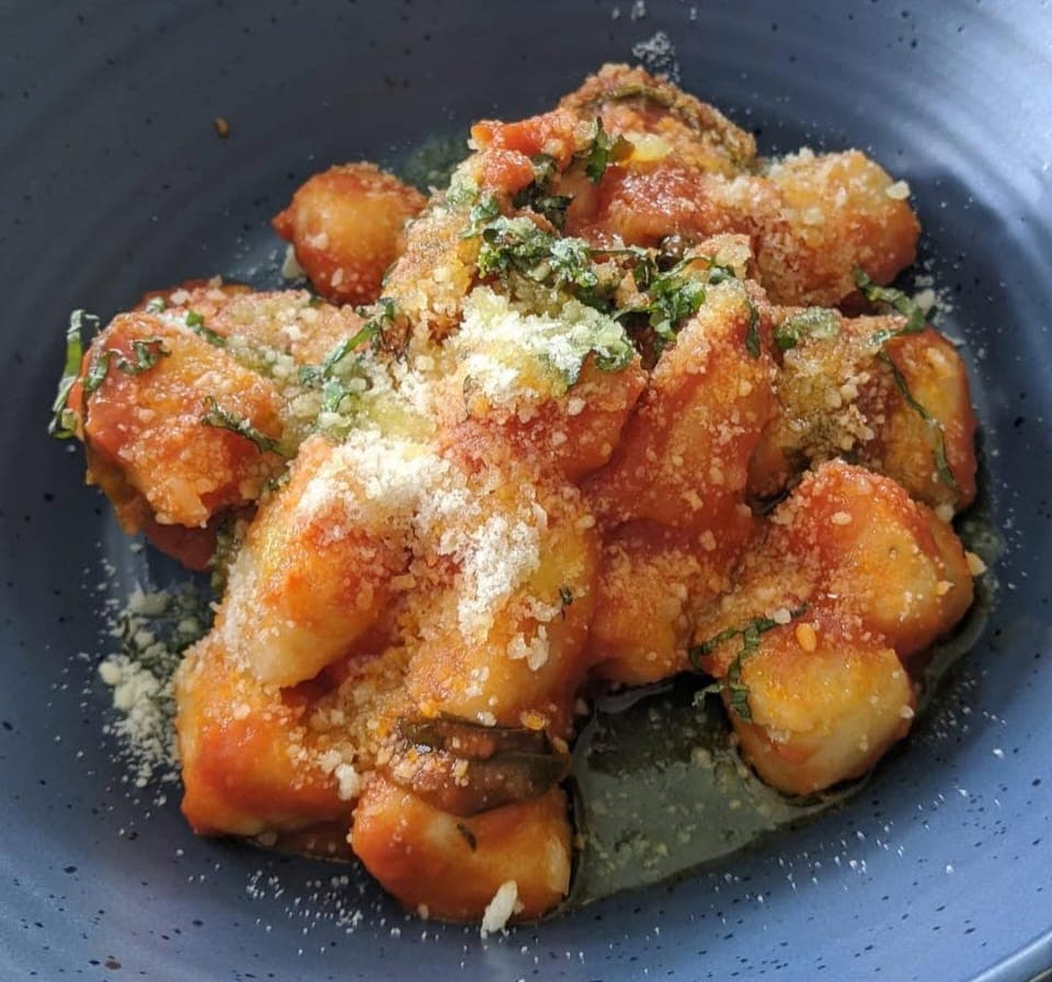 Handmade Gnocchi in Tomato Basil Sauce